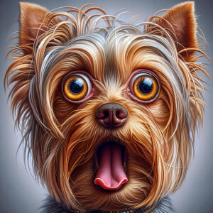 "Hyperdetailed photorealistic image of extremely shocking face o...