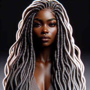 create a  ultra high resolution 3d  beautiful African American w...