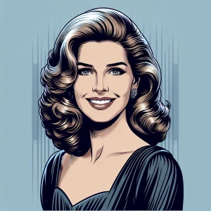 Please create a respectful and dignified portrait of Princess Di...