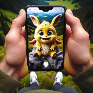 "A close-up, top-down, first-person perspective photograph. My h...