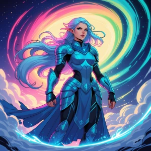 Create a stunning, full-body, chibi-style vector illustration of...