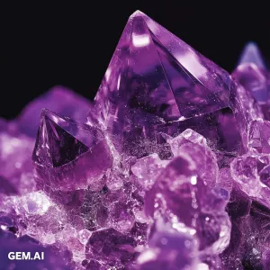 generate purple image with text "GEM.AI"