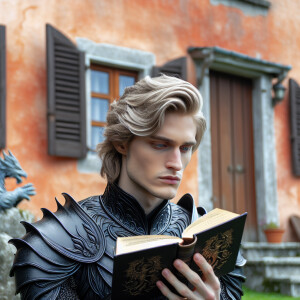 Caranthir-Ar-Fieniel from the Witcher. Black eldritch armor. Pal...