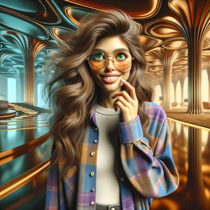 **Gorgeous, hyper-saturated, dreamlike, realistic but stylized,...