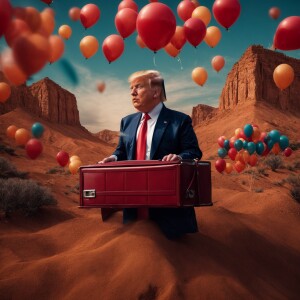 Trump wins. Surreal Optical illusion