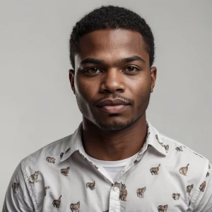 A Man - Clean Face & Modest Face - Region: African American - Ag...