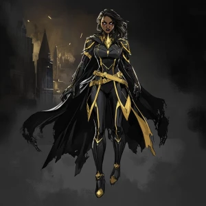 In the world where our valiant superheroine battles injustice wi...