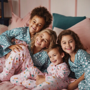 Pyjama Party AI portrait
