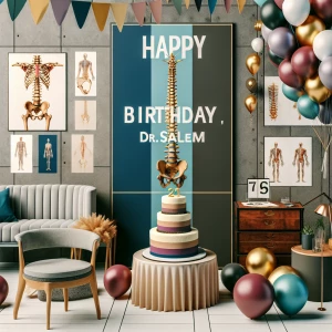 Design an image of an empty, masculine-themed room prepared for...