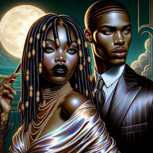 Create a striking and dynamic airbrush illustration featuring an...