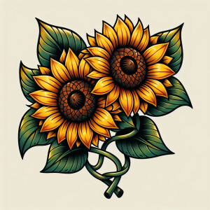 Sunflower soulmates