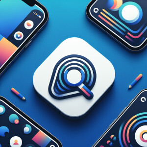 create new icon look for arc search app. The icon should be cons...