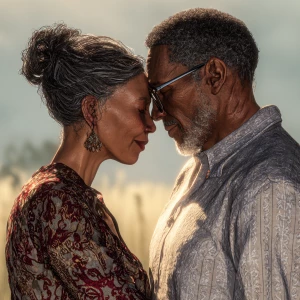 Generate a realistic, lifelike image of a middle-aged African Am...