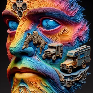 Generate an 8K ultra-high definition 3D image of a hyper-realist...