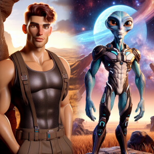 Create a full-body image of a confident 22-year-old Irish man wi...