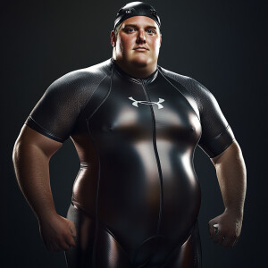 Create a hyper-realistic image of Curtis Kowe, a 27-year-old ove...