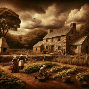 The environment is an isolated countryside. In the foreground th...