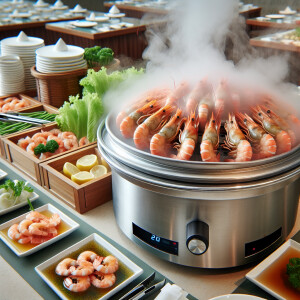 清蒸虾自助餐