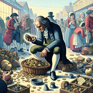 create a picture that reflects what Benjamin Franklin said conce...