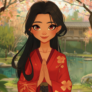 Prompt 1: Human - Young Asian Girl with Healing Powers

Descript...