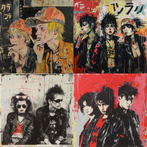 Enfants riches Deprimes. Depressed rich kids. 1980s French punk...
