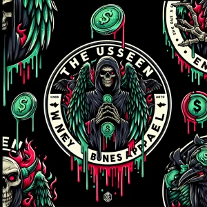 Design a circular digital art ,hyper realistic ,mascot logo type...