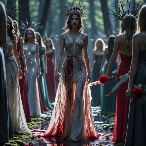 “A blood-spattered beauty pageant in the woods of Camp Crystal L...