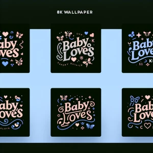 Different shaped logos for (Baby loves) logo
Use butterflies and...