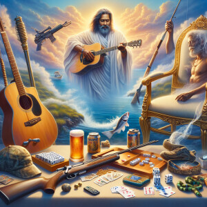 "Imagine an uplifting memorial image that captures the essence o...