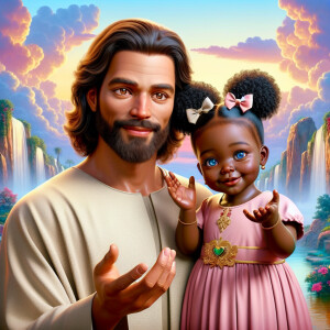 Create a 3D realistic artwork featuring the phrase 'Jesus Saves'...