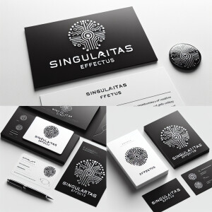 Develop a sophisticated and professional logo for "Singularitas...
