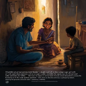 Cinematic AI Image Prompt:

"A humble yet heartwarming moment...