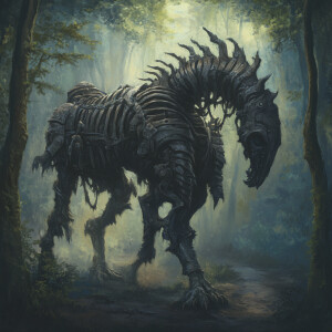 Dullahan cryptid,purgatory background