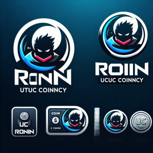 draw me a logo b Make a logo for the sale of UC coins in the gam...