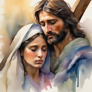 Create an image that captures a profoundly moving scene, the "Ca...
