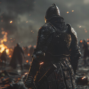 A battle within myself, 8k resolution, HDR, masterpiece, ultra-d...