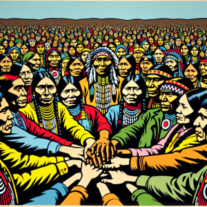 American Indian unity is greater then gossip and tearing down ou...