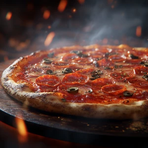 This is the prompt I used for this: woodfire pizza, intricate, h...