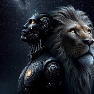 Darth Vader(star wars vilian)wearing his iconic costume stand si...