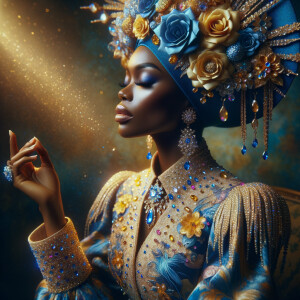 Create an illustration that embodies spirituality and a deep con...