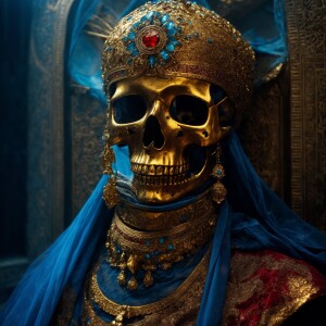 A detailed visual description: An impeccably preserved, ancient...