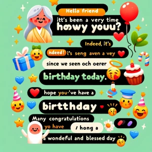 Agradecimiento a alguien que me escribio esto con emojis:  Hola...