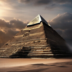 Sedím na pyramíde s melónom v ruke.