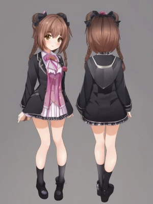 Loli standing, full body