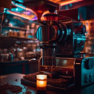 coffee cyberpunk style