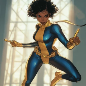 Illustrations with a captivating series of dynamic poses, the su...
