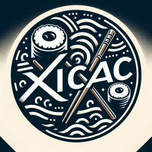 Draw a logo for the sushi restaurant "SUSHI XAC"