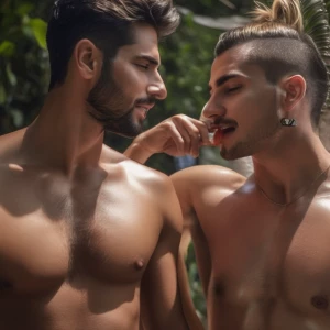 Los mellizos Carlos y Ramón les encanta hacer hicking desnudos y...