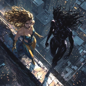 In a powerful tableau that captures the eternal struggle between...