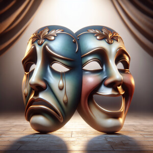 Smile now cry later mask